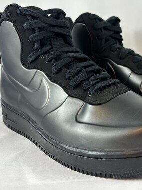Nike Air Force 1 Foamposite Cup Triple Black Men's size 9 AH6771-001
